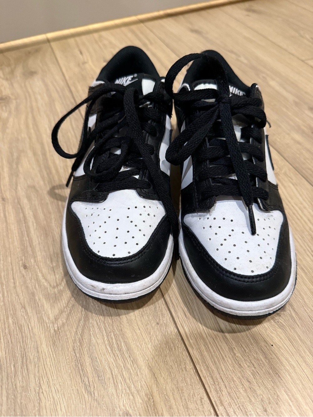 Nike Dunk Low Panda Black White Sneakers Size 6.5
